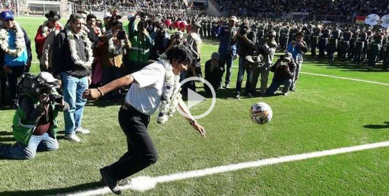 Video: tremendo blooper de Evo Morales