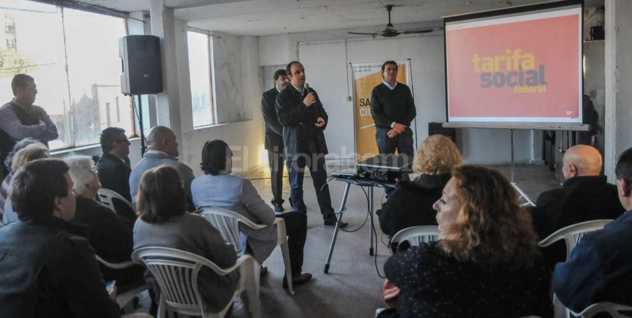 Promocionan la tarifa social de gas, electricidad y transporte