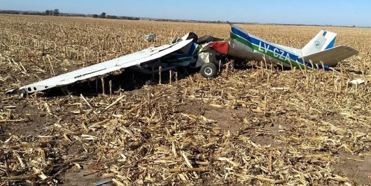 Mueren un instructor de vuelo y su alumno al caer la avioneta en la que viajaban