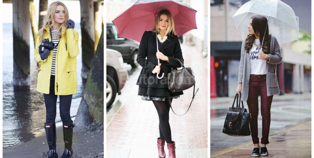 ¿Qué usar en un día de lluvia?