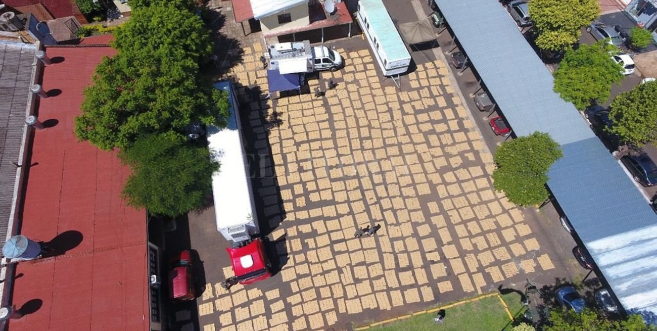 Decomisaron casi diez toneladas de marihuana en Misiones