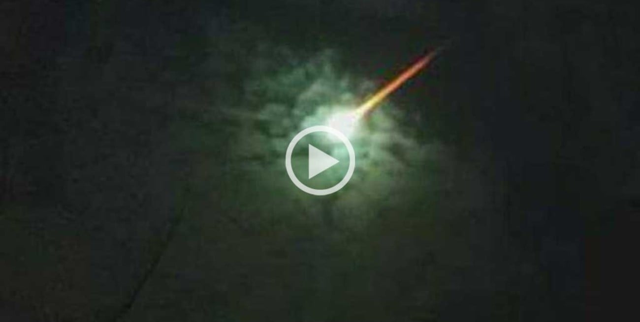 Video: cayó un objeto del cielo y tembló Pinamar