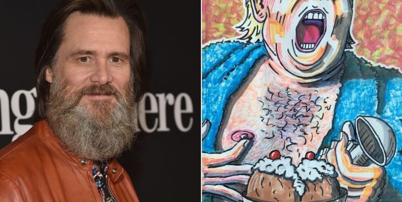 Jim Carrey desafía a Donald Trump con pinturas irreverentes en Twitter