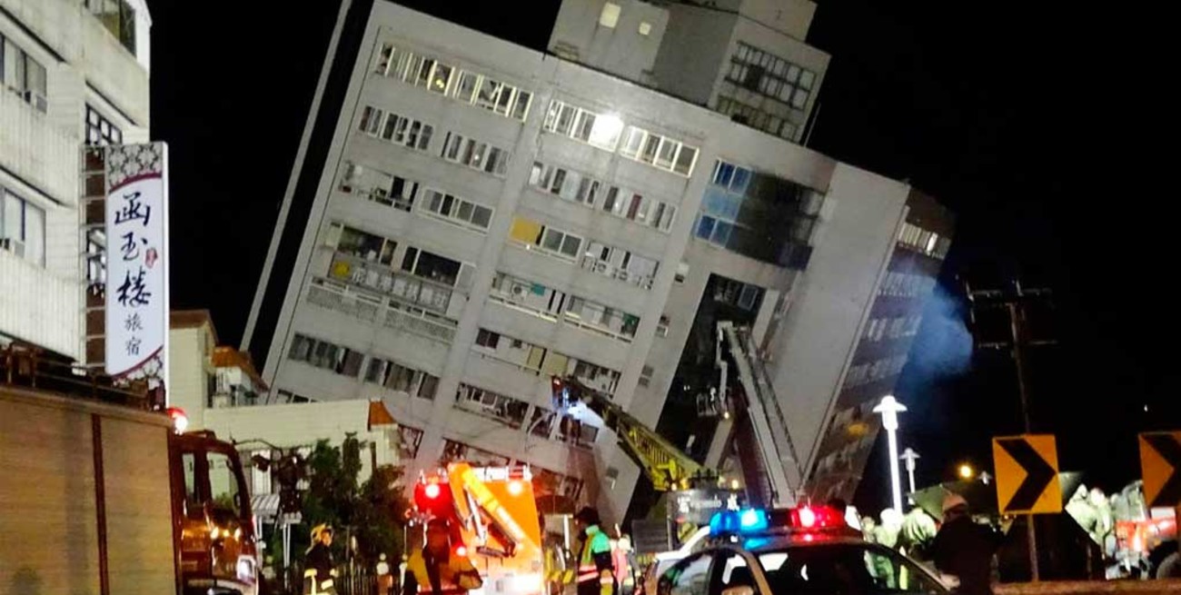 Fuerte terremoto sacudió a Taiwán