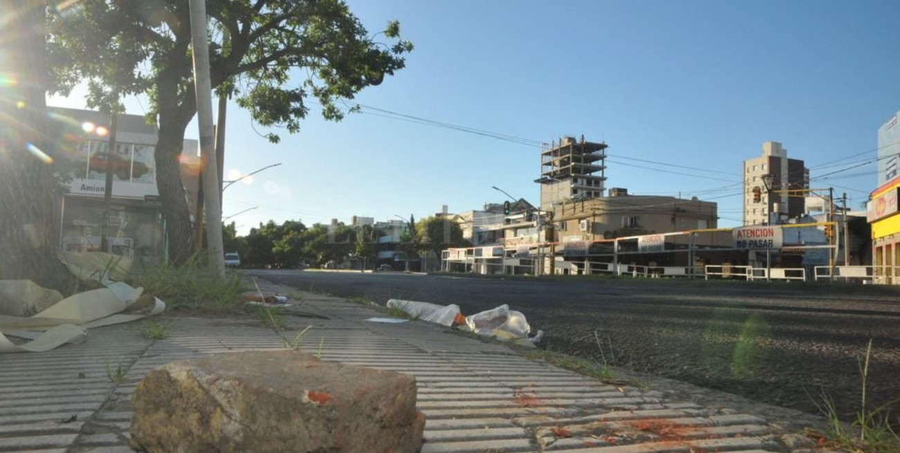 Corridas, destrozos y algunos heridos