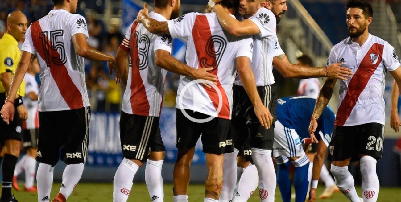 River venció a Millonarios en un partido amistoso