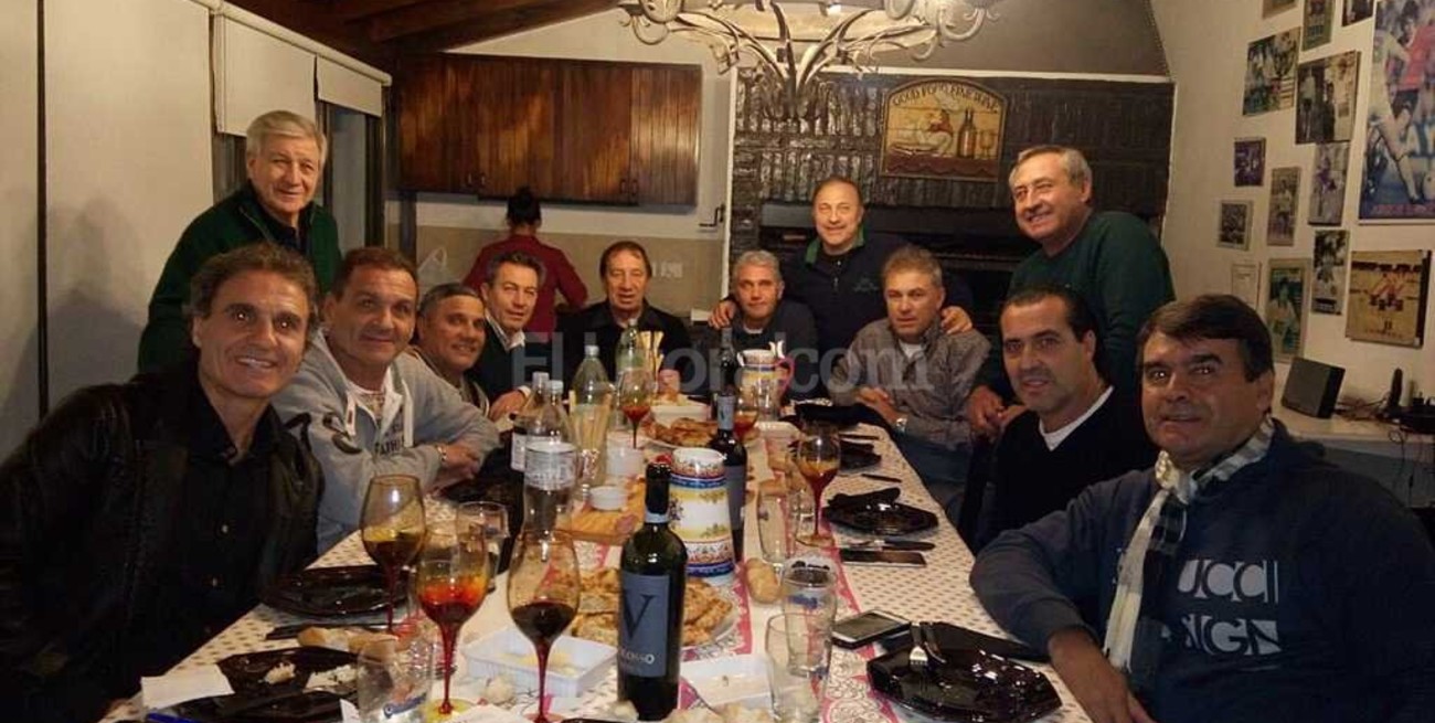 La foto de los campeones del Mundial 1986