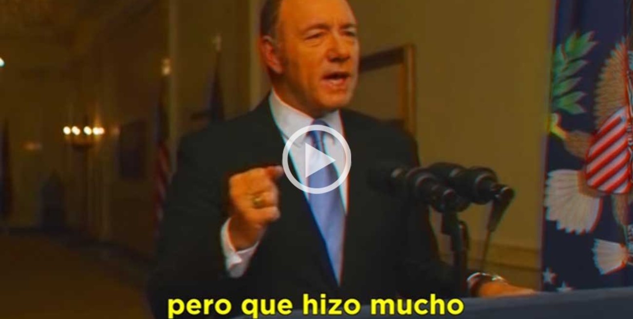House Of Cards "usa" una propaganda de Menem para promocionar a Underwood