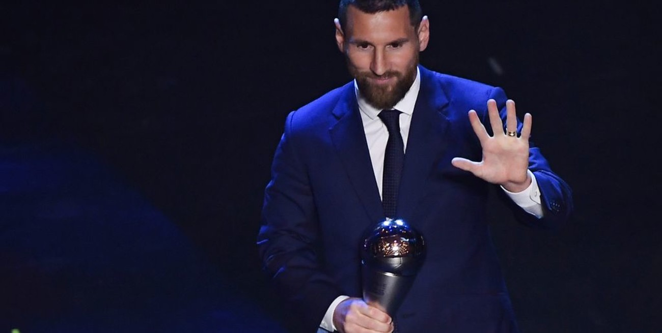 Lionel Messi recibió el premio The Best al mejor jugador del año