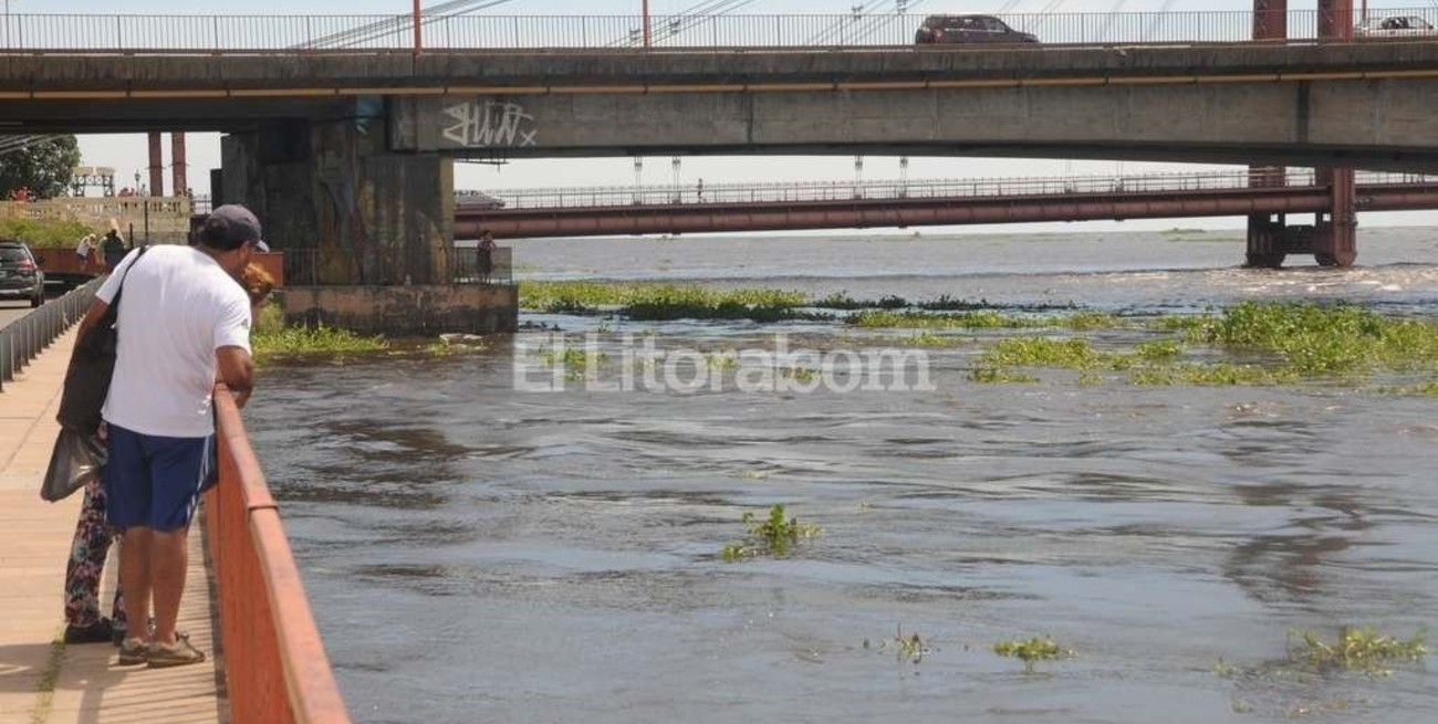 El río creció un centímetro y alcanzó los 6,61 metros