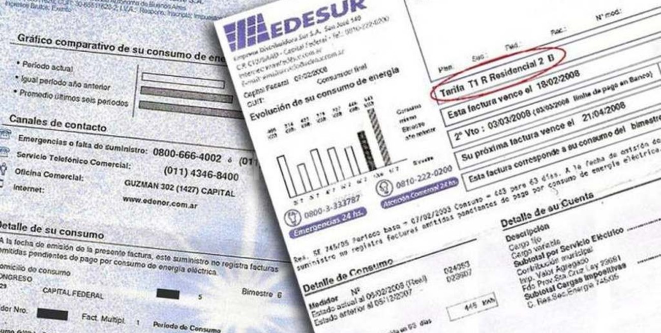 El gobierno dejó sin efecto recargo en la boleta de luz que beneficiaba a Santa Cruz