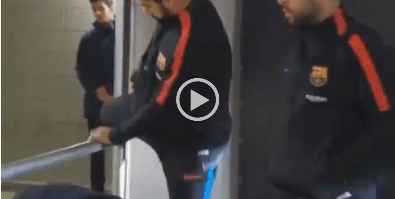 Sudamérica vs Europa: La reacción de Messi, Suarez y Alba ante un obstáculo