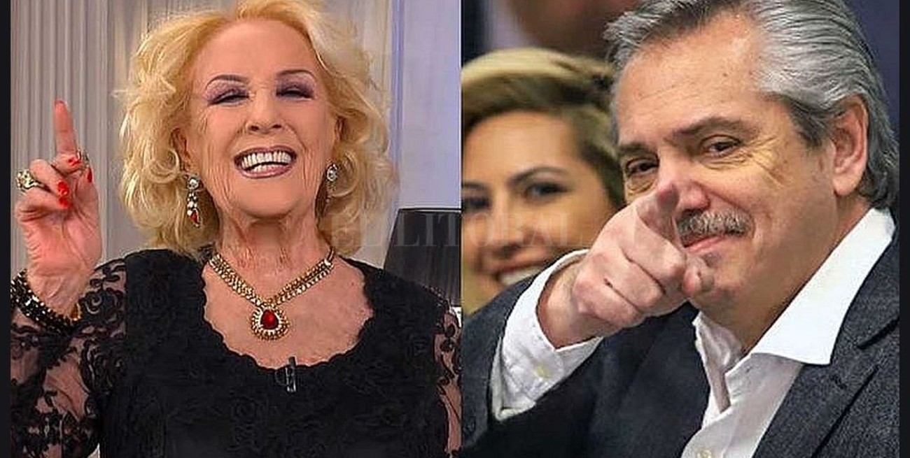 Mirtha Legrand y Albreto Fernández hablaron "muy amablamente por teléfono"