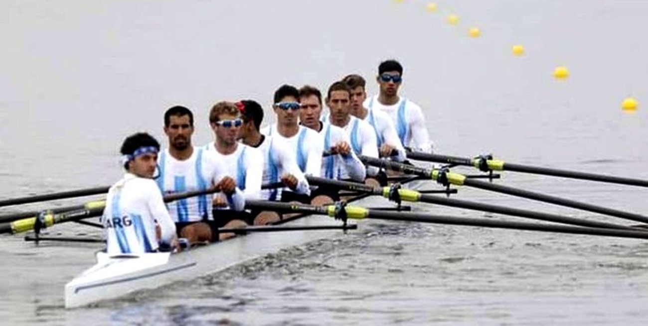 Con un remate formidable el equipo masculino de ocho remos con timonel aportó el 23° oro