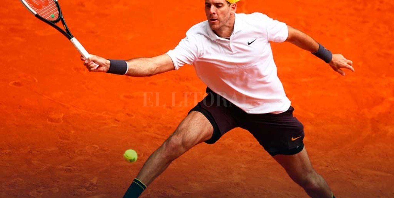 Del Potro comenzó con el pie derecho en Roma