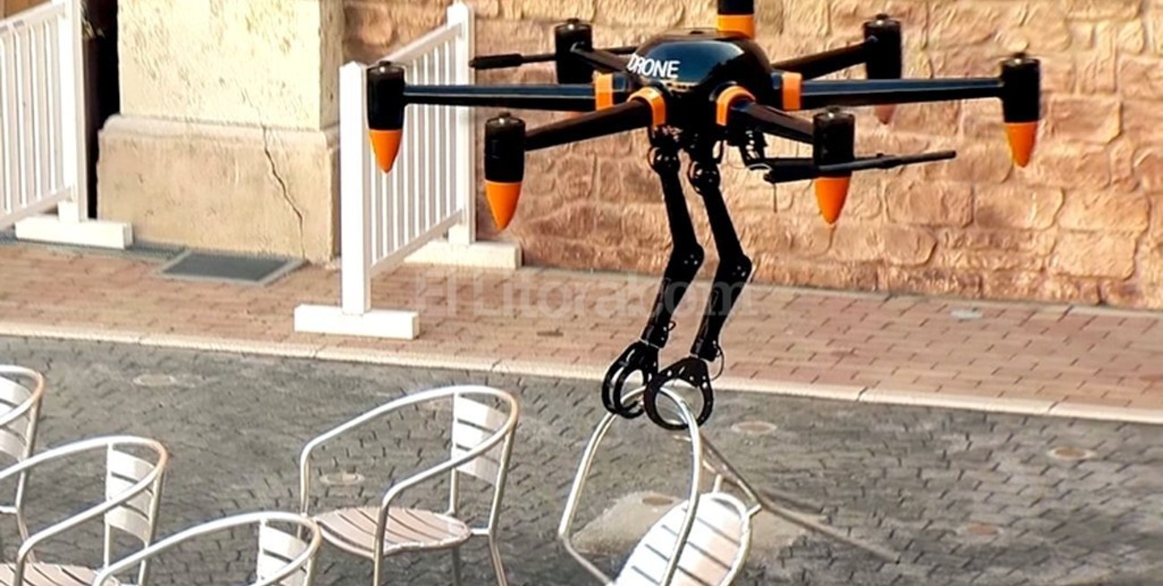 Crean un dron capaz de levantar hasta 10 kilos