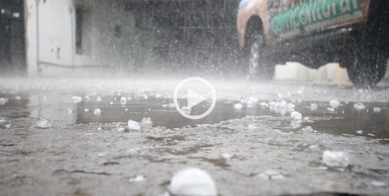 Así granizó en Santa Fe