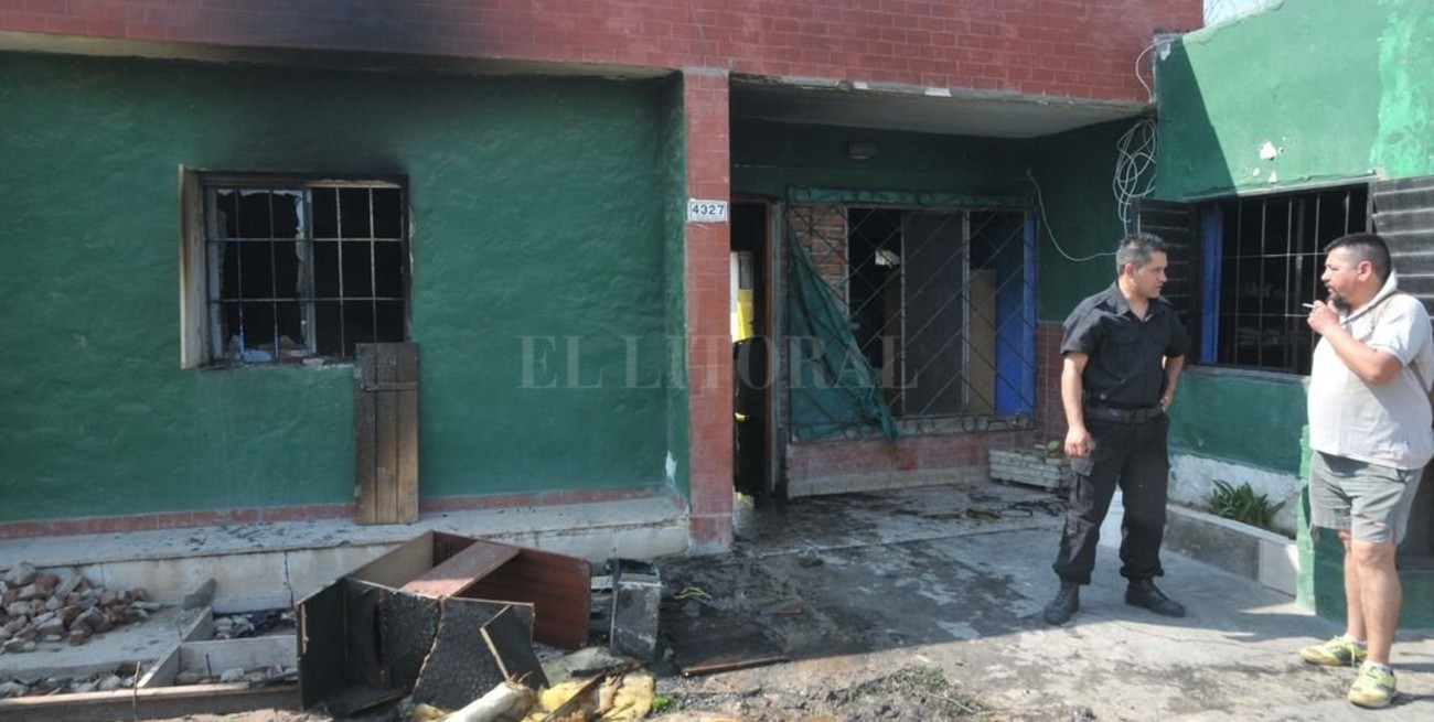 Incendio fatal en Santo Tomé