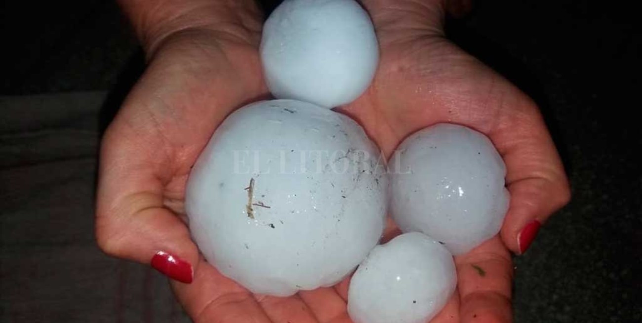 Feroz tormenta de viento y granizo azotó a localidades de La Pampa