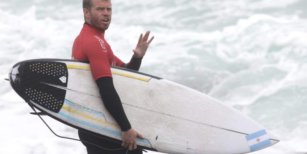 El argentino Usuna conquistó la medalla de plata en surf
