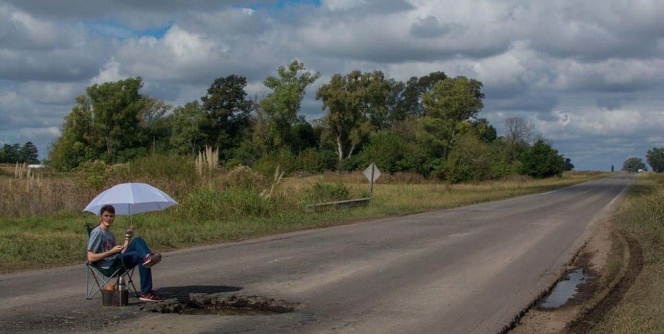Villa Eloísa, el pueblo que con sus originales protestas obligó a que le arreglen la Ruta 178