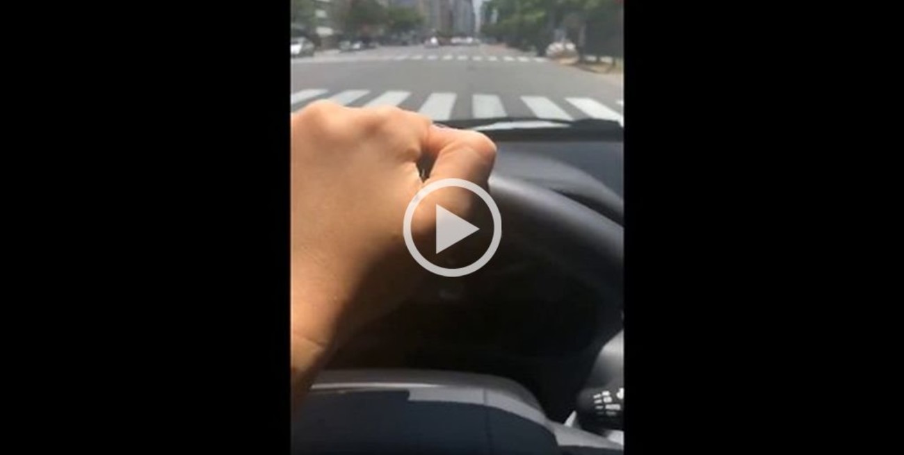 La imprudencia de Wanda Nara al volante