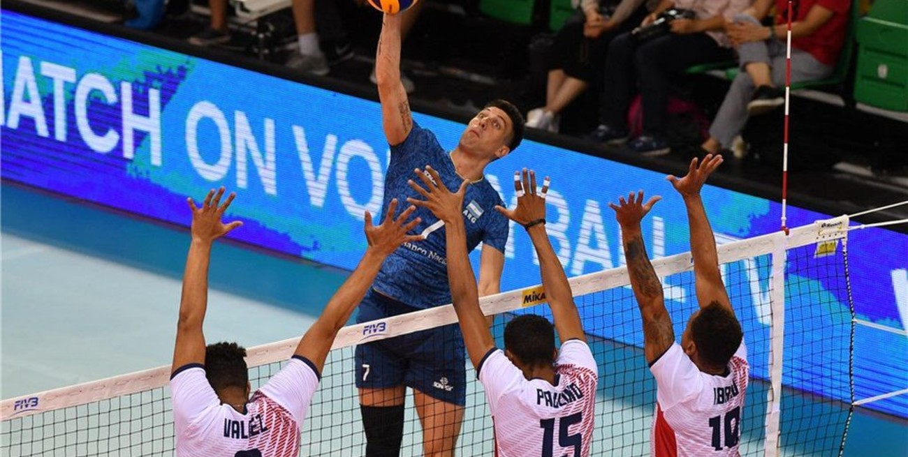 Mundial de voley: Argentina ganó en en sets corridos ante República Dominicana