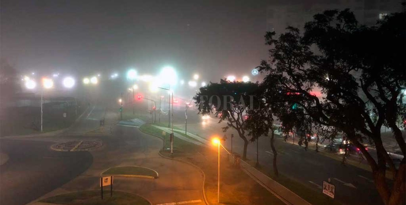 Bancos de niebla reducen la visibilidad en la ciudad