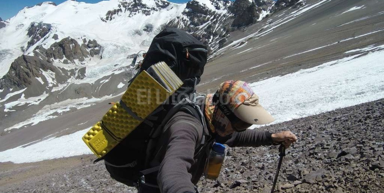 La historia del santafesino que escaló el Aconcagua