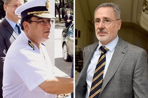 El Litoral Marcelo Villanúa, exjefe de la Policía de la provincia, y el ministro de Seguridad Marcelo Saín.