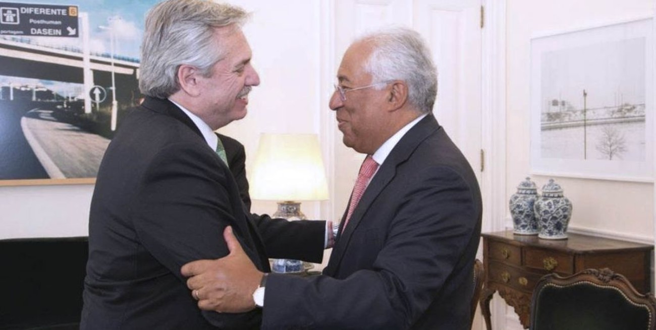 Alberto Fernández se reunió en Portugal con el primer ministro Antonio Costa