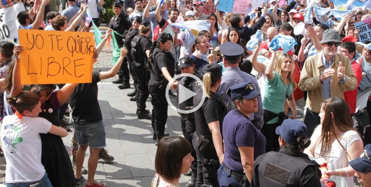 Se realizaron manifestaciones a favor y en contra de la Educación Sexual Integral