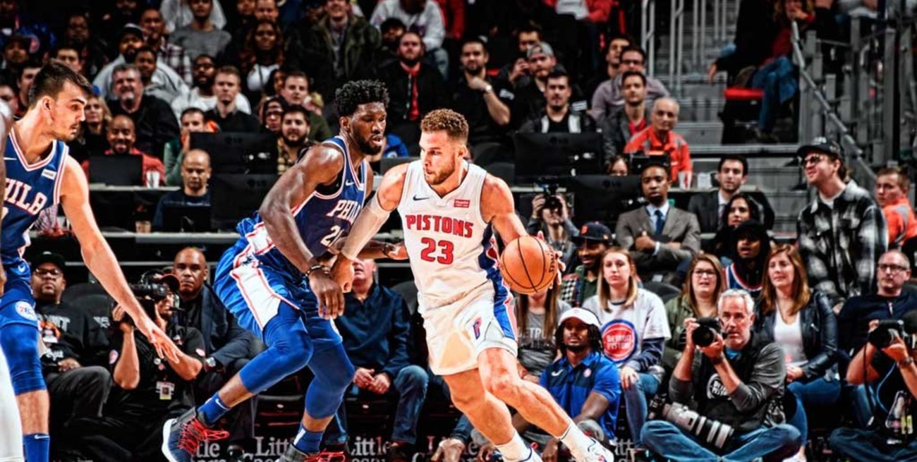 Griffin consigue récord de puntos en la victoria de Detroit 