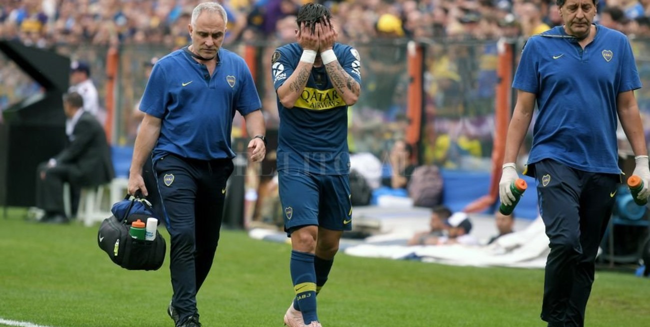 Pavón se desgarró y se pierde la revancha ante River