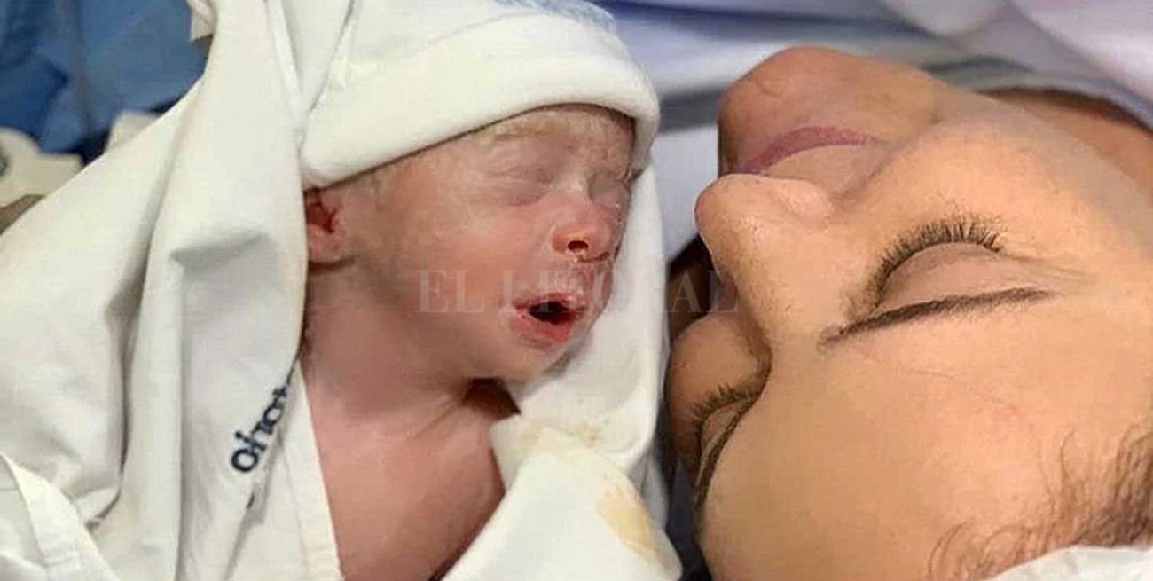 Luciana Aymar fue mamá