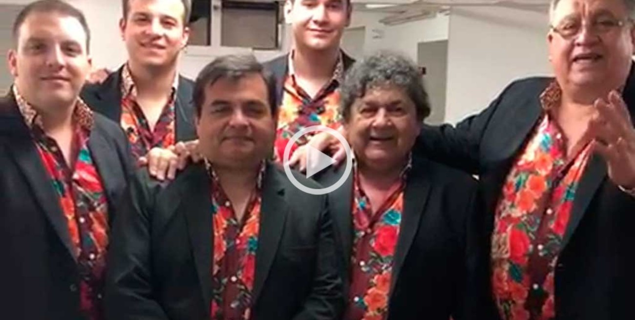 Video: Los Palmeras saludaron a la Selección Argentina