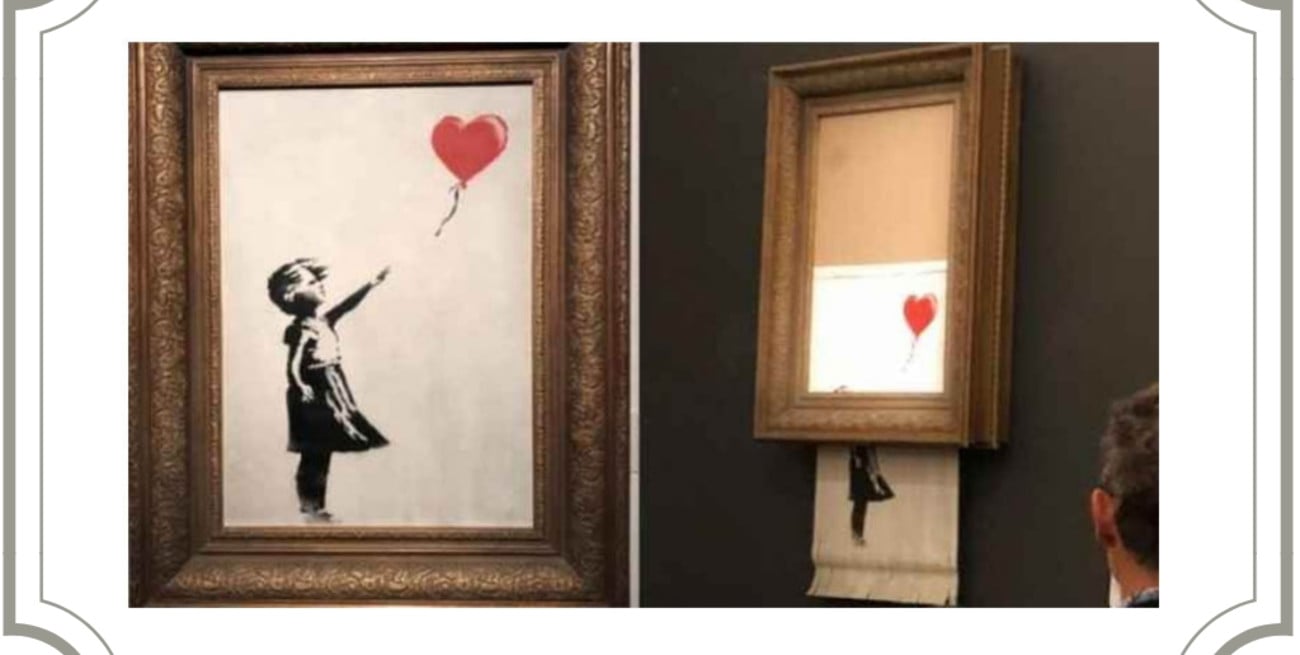 Banksy, trituradora y después