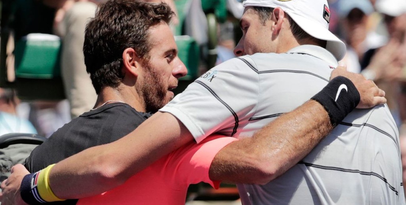 Isner, un muro de más de dos metros que Del Potro debe saltar en el US Open 
