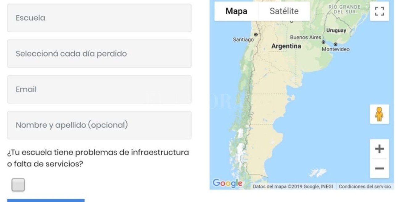 Lanzan una plataforma colaborativa para registrar días de clase perdidos