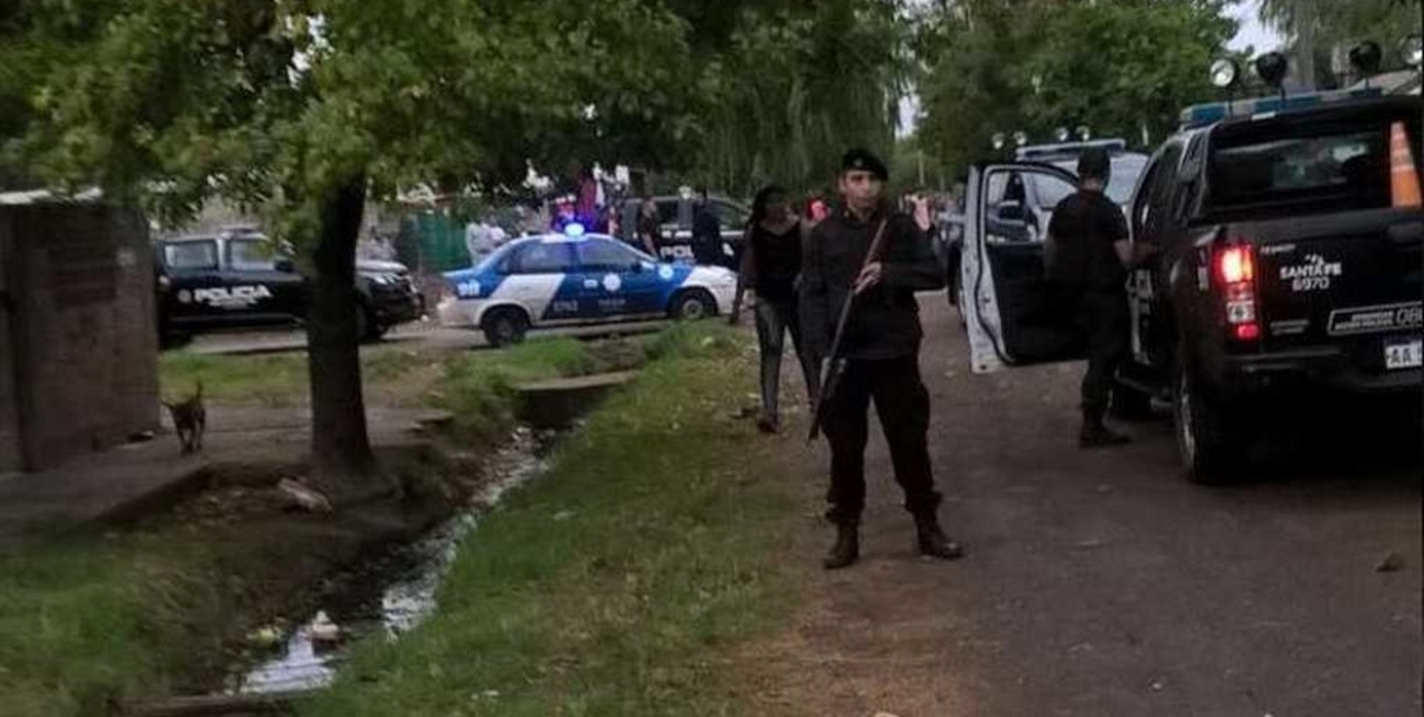 Incidentes en un operativo policial en Rosario