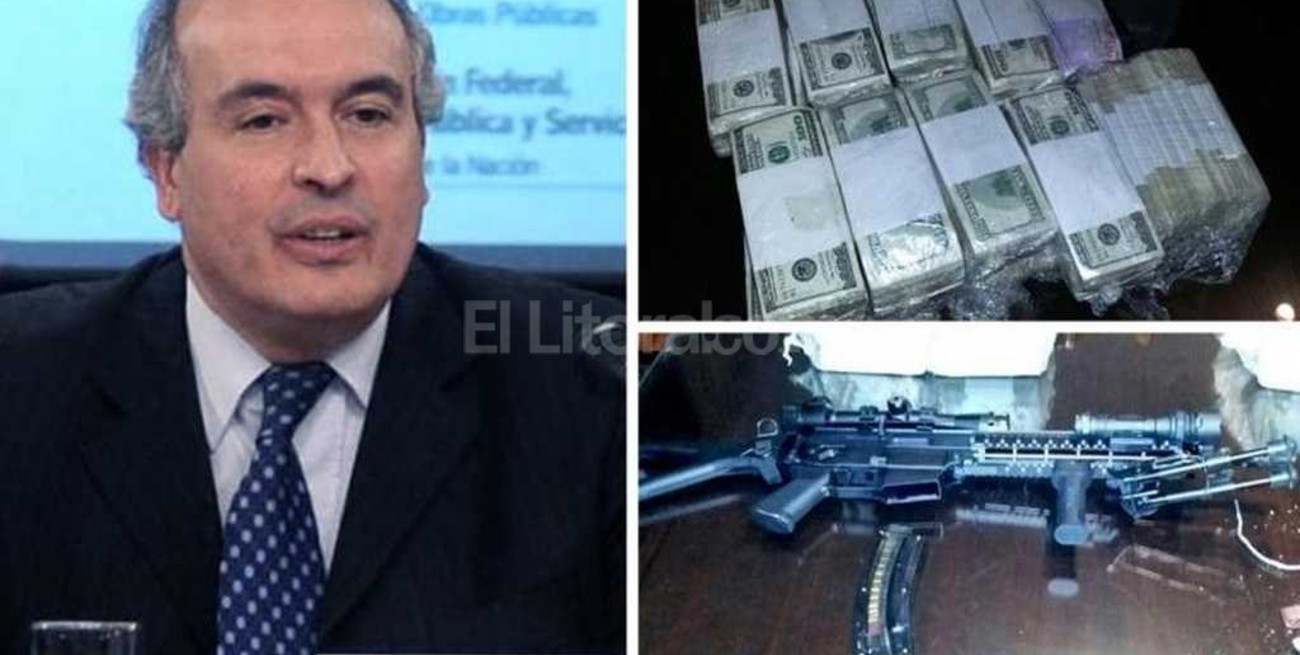 Detuvieron al ex secretario de De Vido mientras enterraba más de 8 millones de dólares