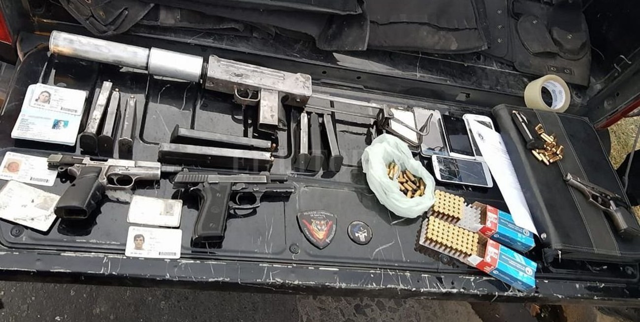 Incautan una poderosa pistola ametralladora