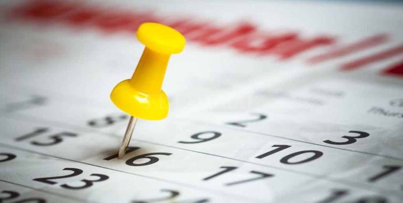 Así serán los feriados de 2018