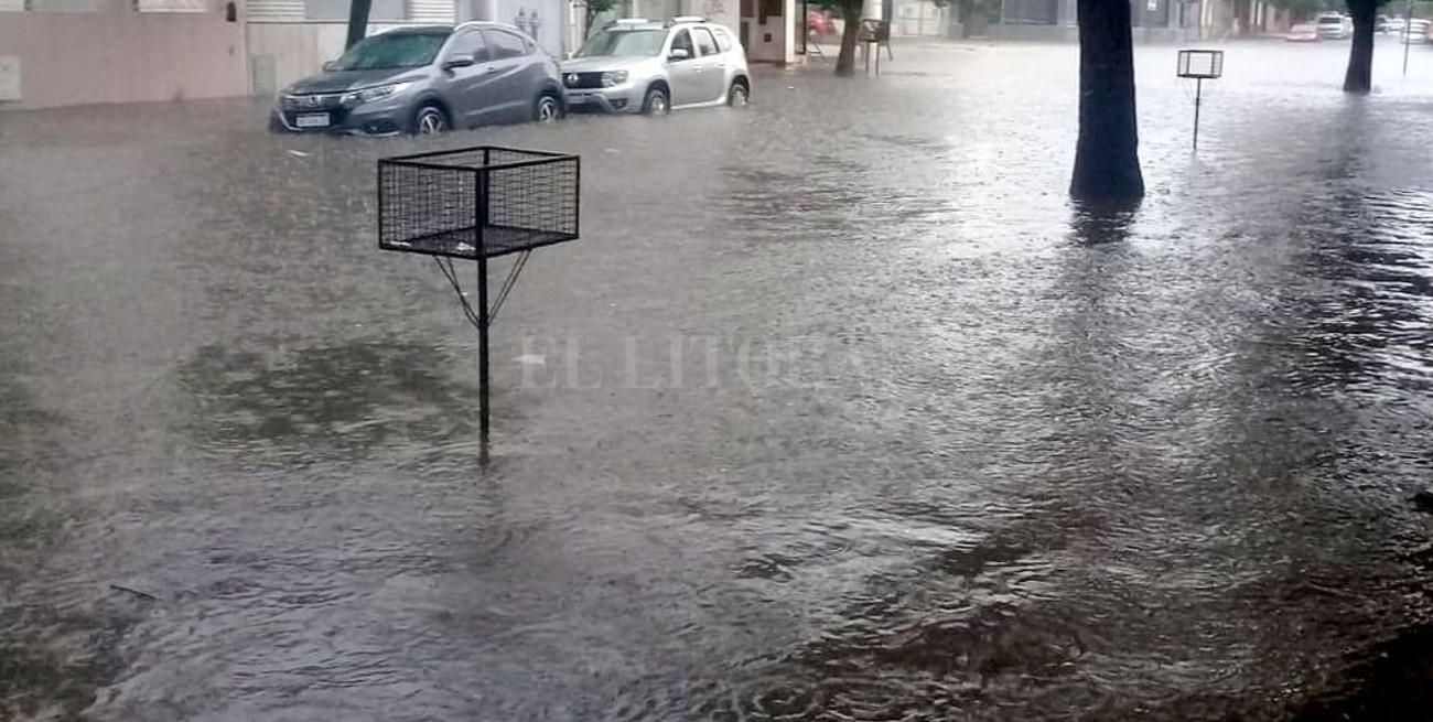 Más de 100 mm de agua caída en Santa Fe