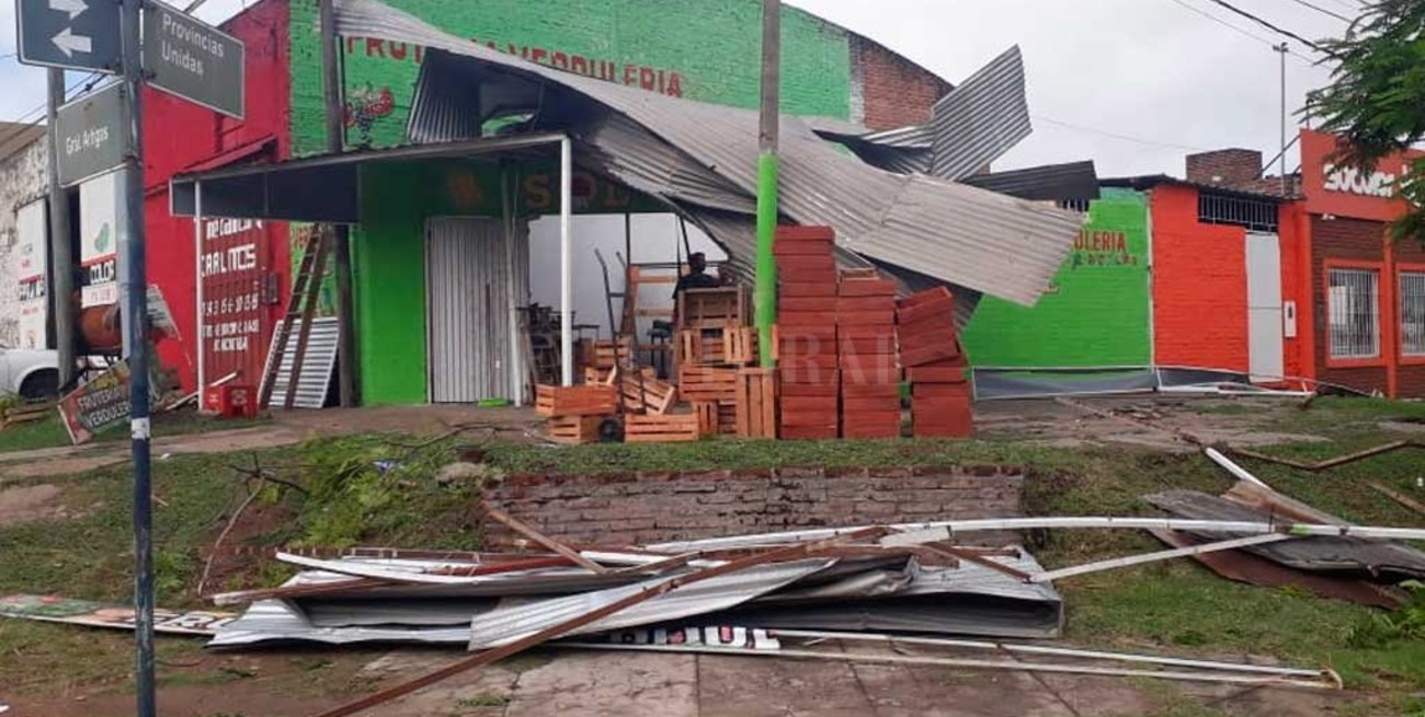Paraná también sufrió por la tormenta