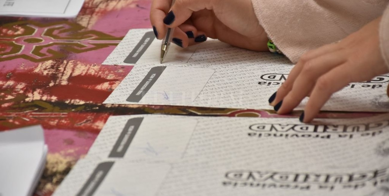 En Santo Tomé votó más del 70% del padrón 