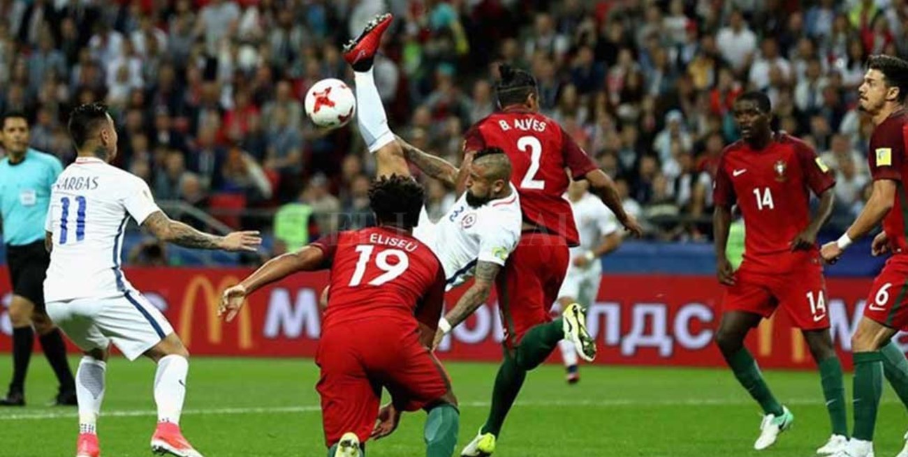 Chile superó a Portugal por penales y es finalista de la Copa Confederaciones