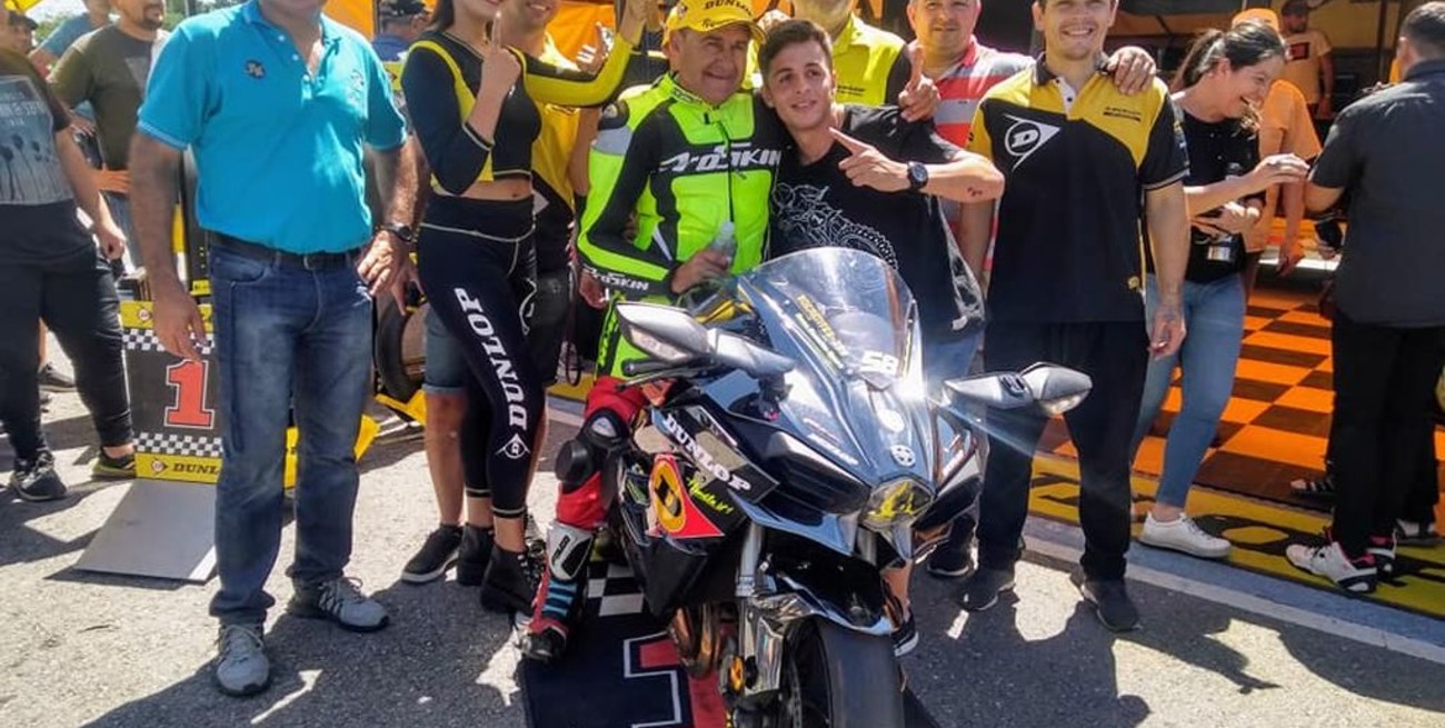 Nuevo récord de velocidad en Rafaela: en moto a casi 310 km/h