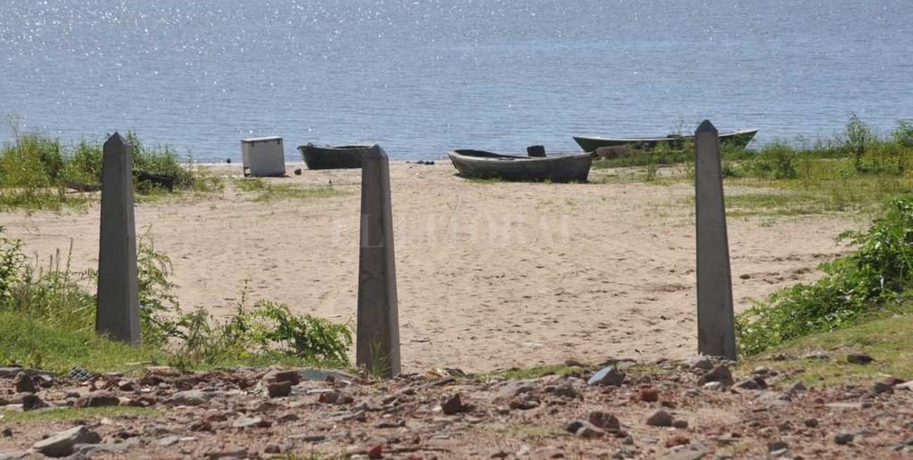 Bloquearon una bajada a Playa Norte