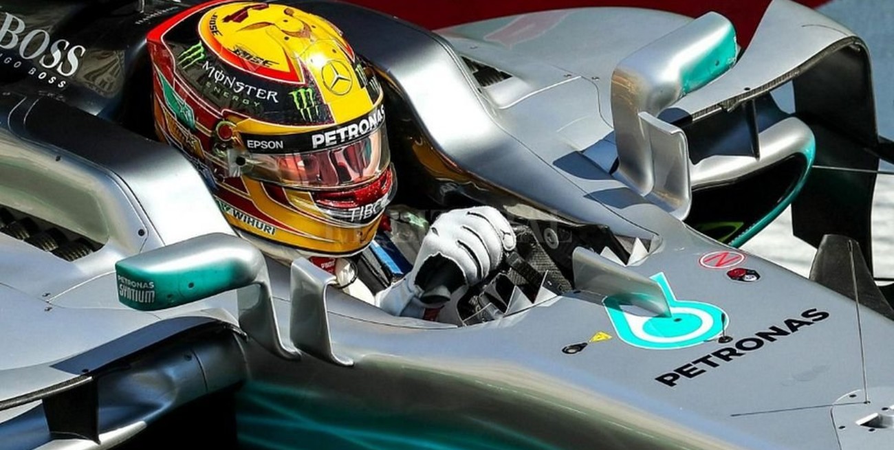 Hamilton les dio una lección y se quedó con la pole en Baku